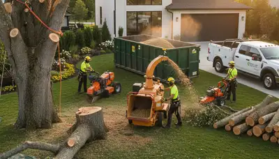 Professional landscaping and tree removal services in Aurora, IL by Chop Chop Tree experts