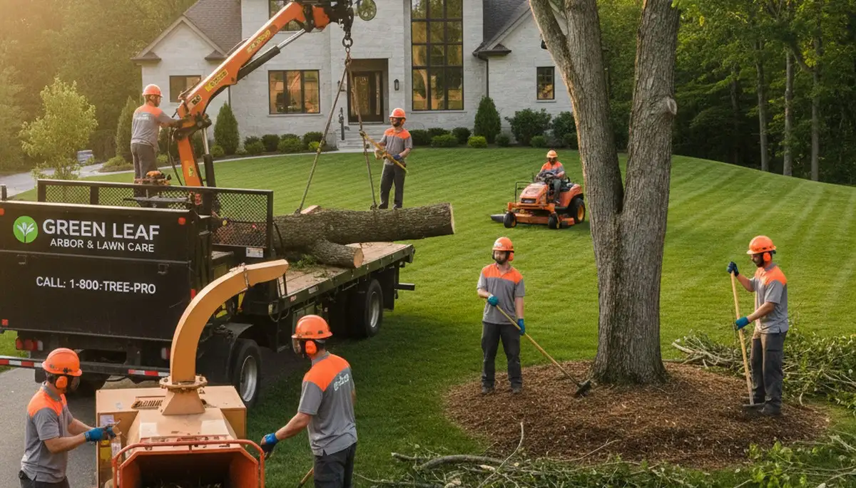 Professional lawn care and tree removal service in Aurora, IL by Chop Chop Tree experts