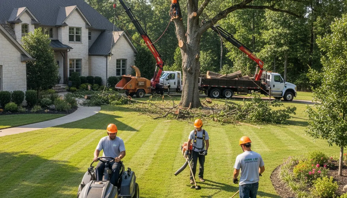 Professional lawn and tree care service in Aurora, IL by Chop Chop Tree experts