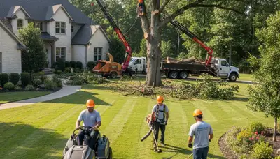 Professional lawn and tree care service in Aurora, IL by Chop Chop Tree experts