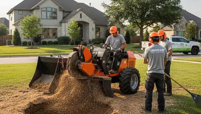 Professional stump removal in Aurora, IL restoring residential landscapes safely and efficiently