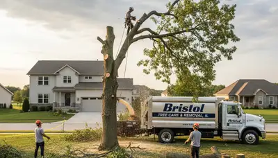 Professional tree removal service in Aurora IL by certified local arborists