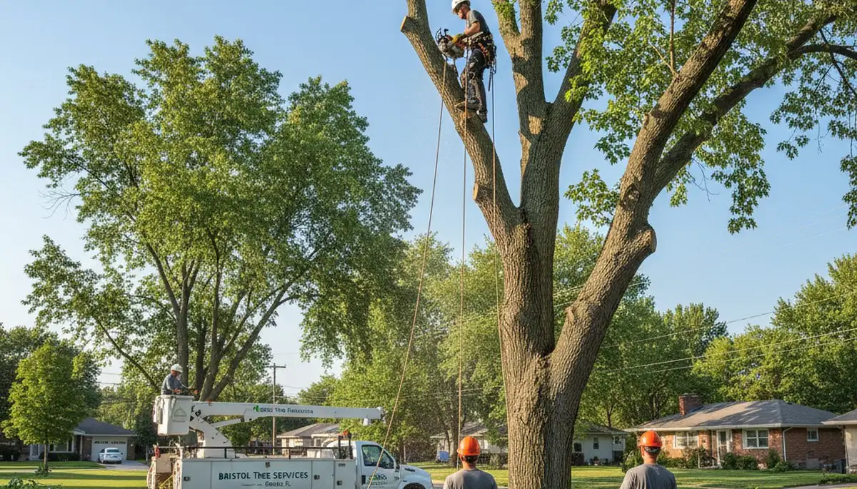 Professional tree removal service in Aurora IL by certified arborists