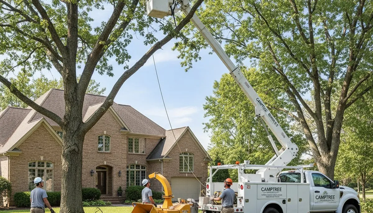 Professional tree removal service in Aurora IL by certified arborists