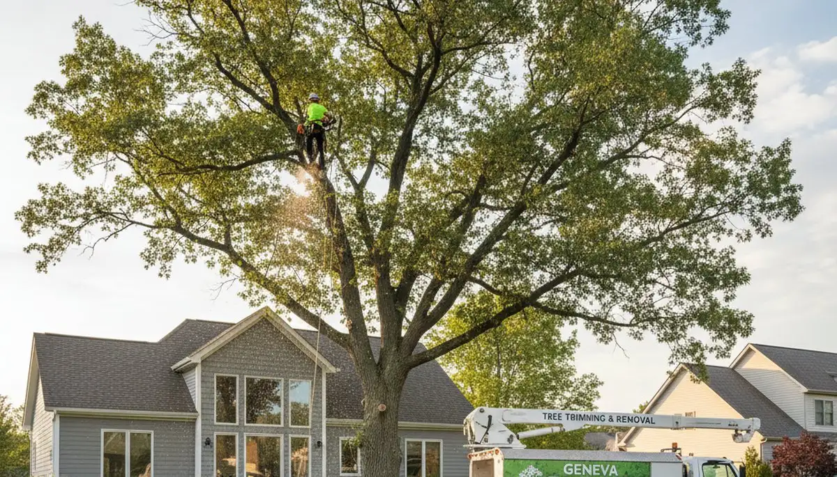 Professional tree removal service in Aurora IL by certified arborists – safe and efficient work