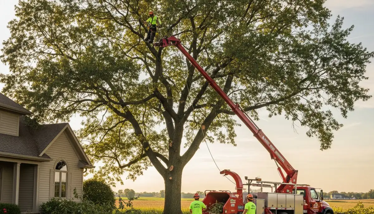Professional tree removal service in Aurora IL by certified arborists | TreeServicesAuroraIL