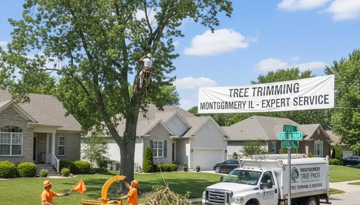 Professional tree removal service in Aurora IL by certified local arborists