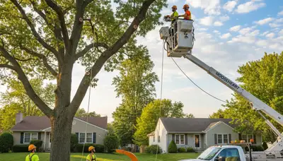 Professional tree removal service in Aurora IL by certified arborists | TreeServicesAuroraIL