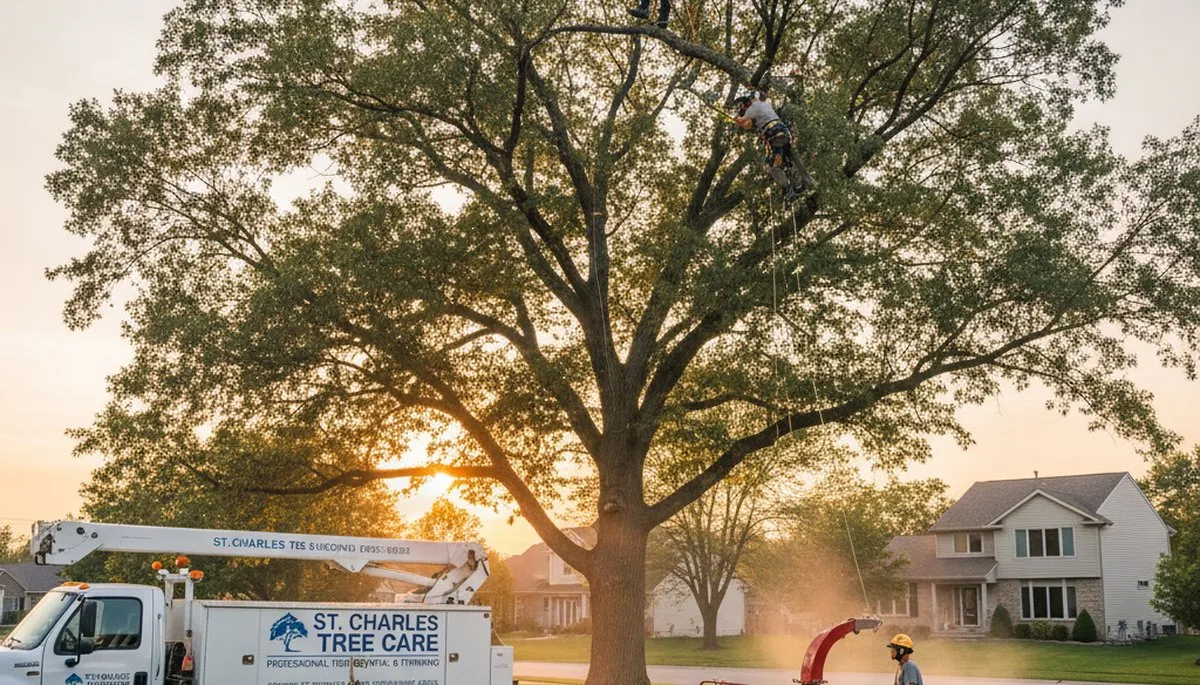 Professional tree removal service in Aurora, IL by certified arborists