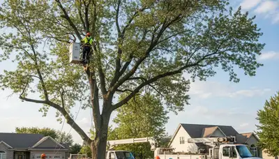 Professional tree removal service in Aurora, IL by certified arborists for safe, clean property results