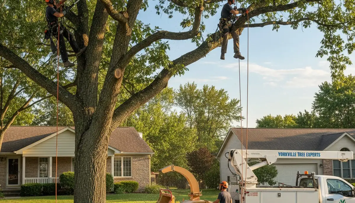 Professional tree removal service in Aurora IL by certified tree experts
